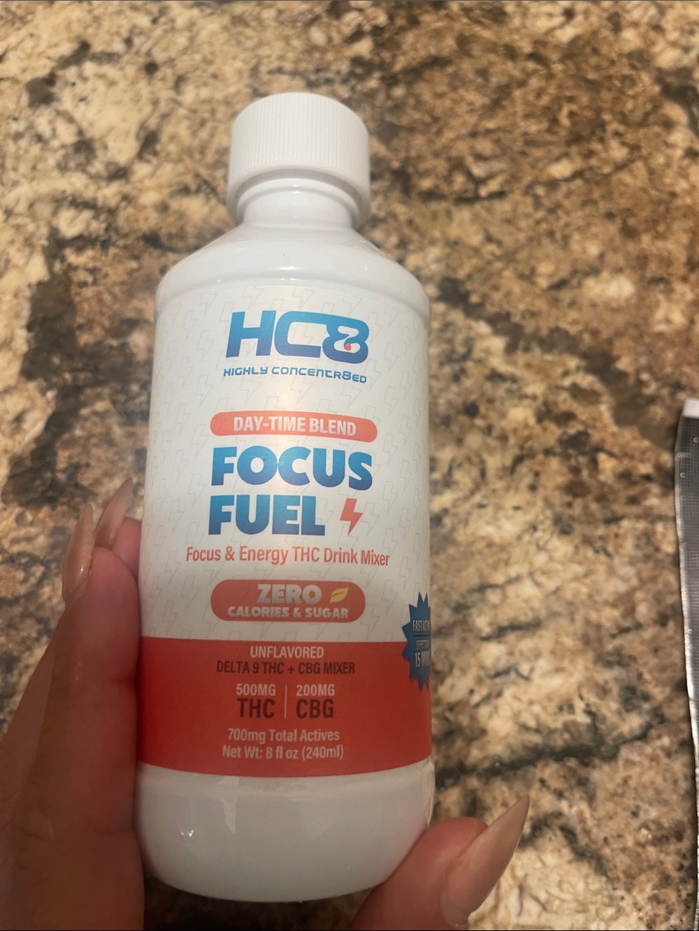HC8 Focus Fuel Day-Time Blend THC Drink Mixer